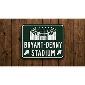Bryant Denny Stadium Road Sign Crimson Tide Alabama Football